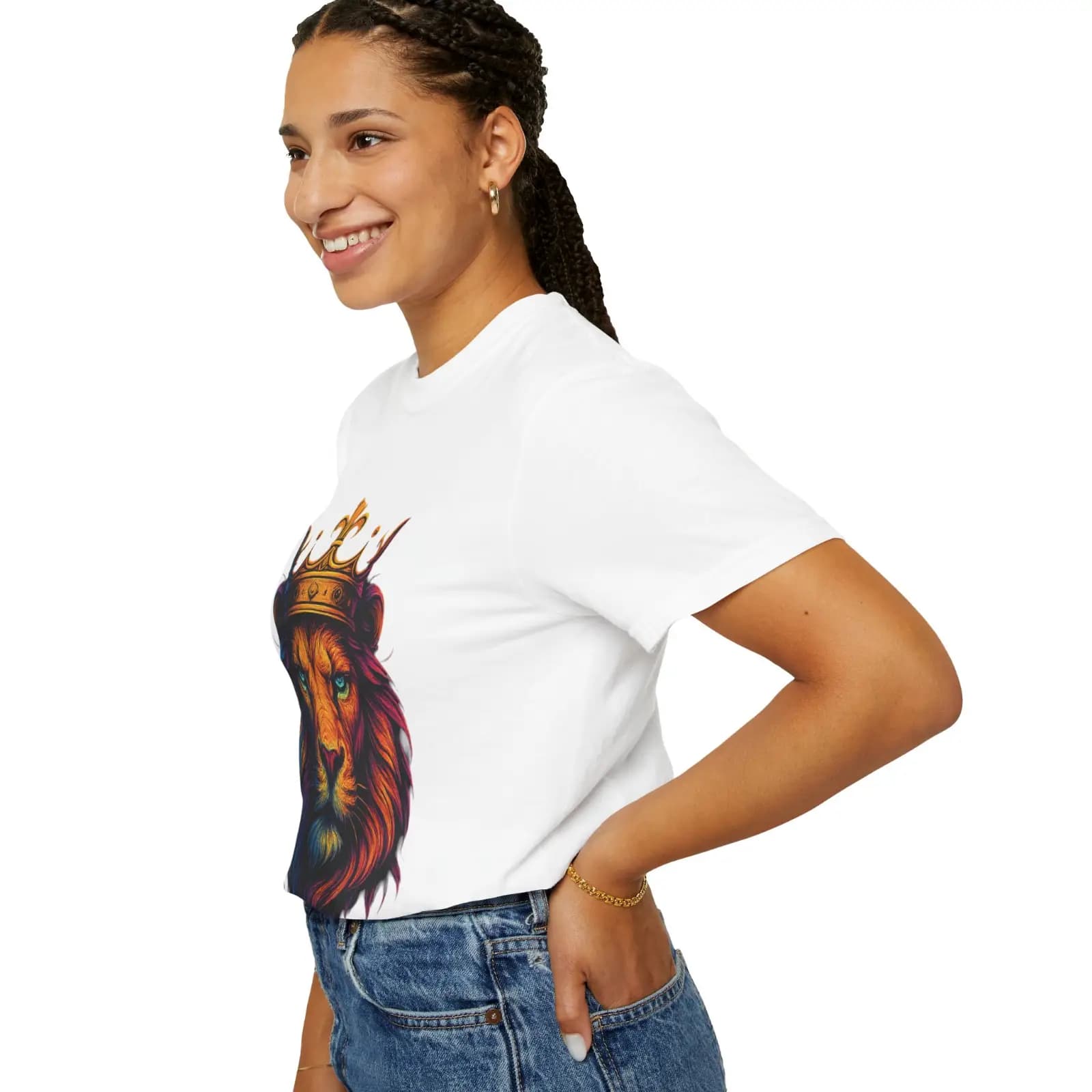 KingFlame Lion Tee by FAMSAR | Premium Graphic T-Shirt