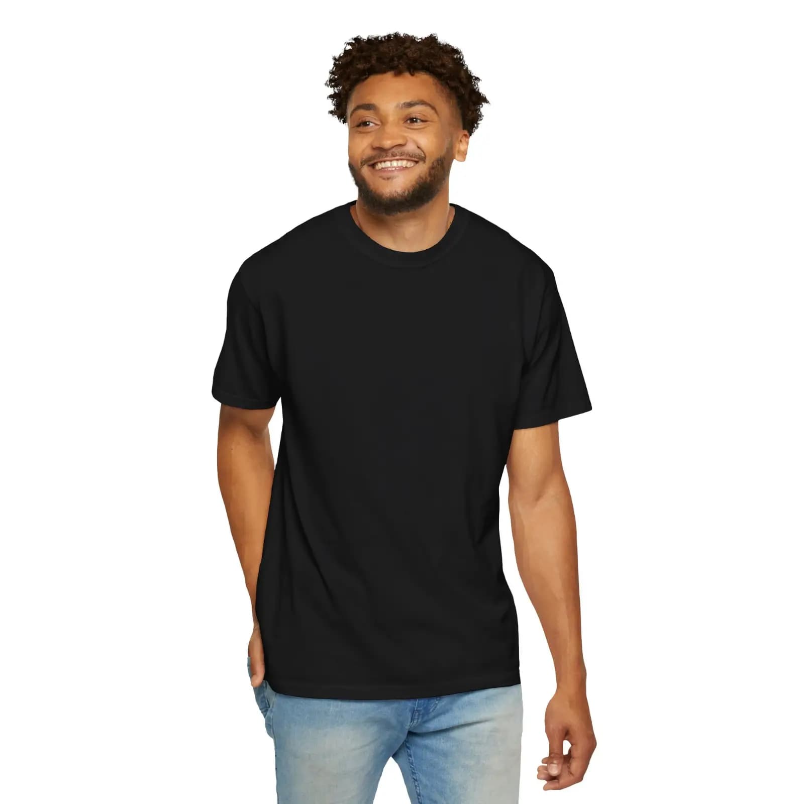 Famsar Core Basic  Premium Plain T-Shirt Black/White