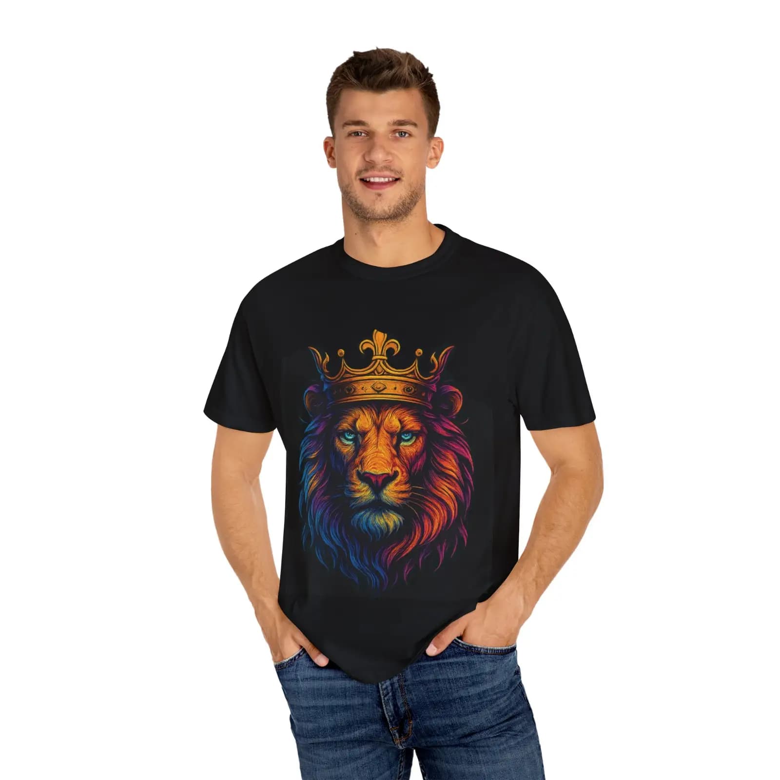 KingFlame Lion Tee by FAMSAR | Premium Graphic T-Shirt