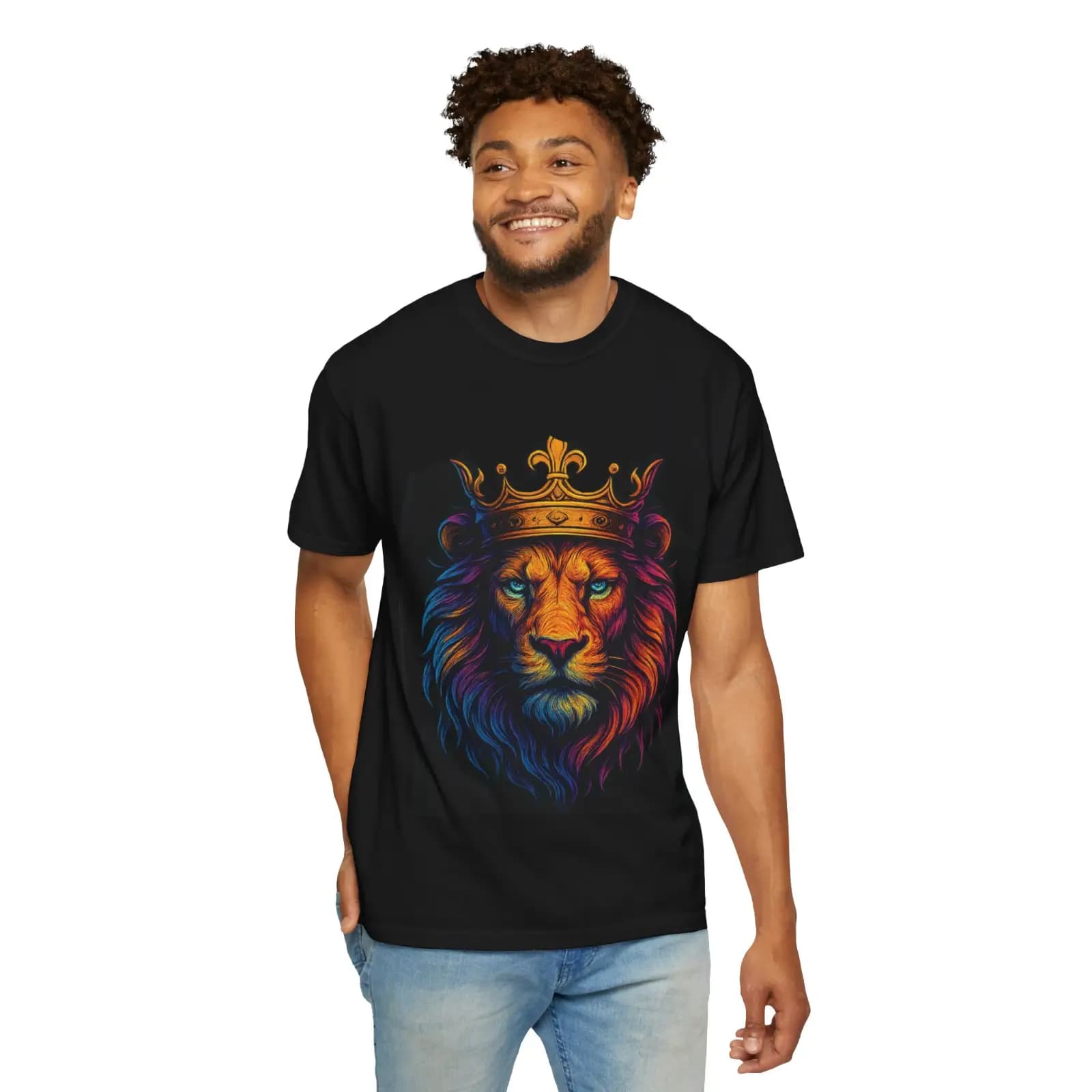 KingFlame Lion Tee by FAMSAR | Premium Graphic T-Shirt