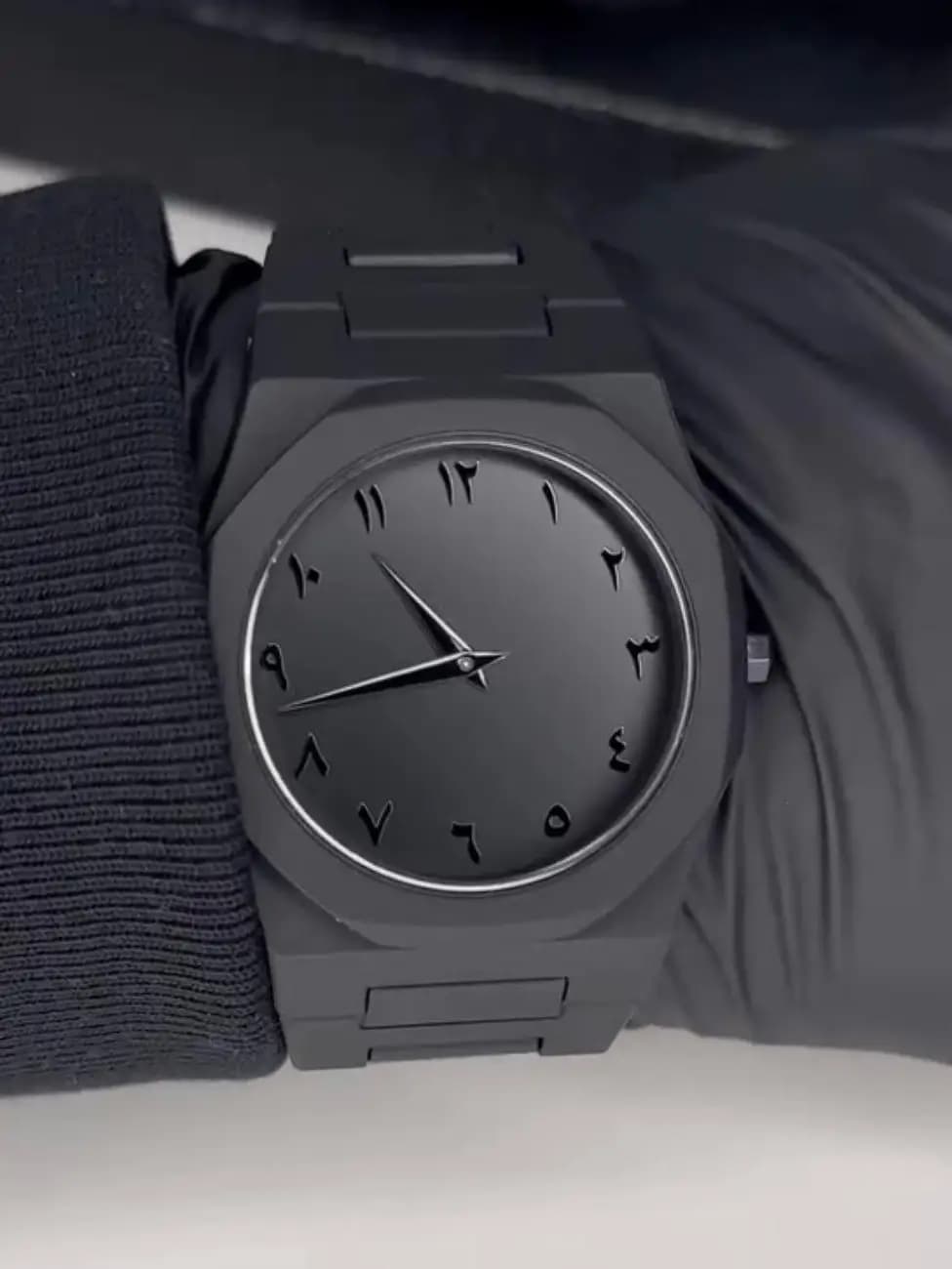 Famsar Carbon Chain Arabic Watch  Black Edition (Without Box)