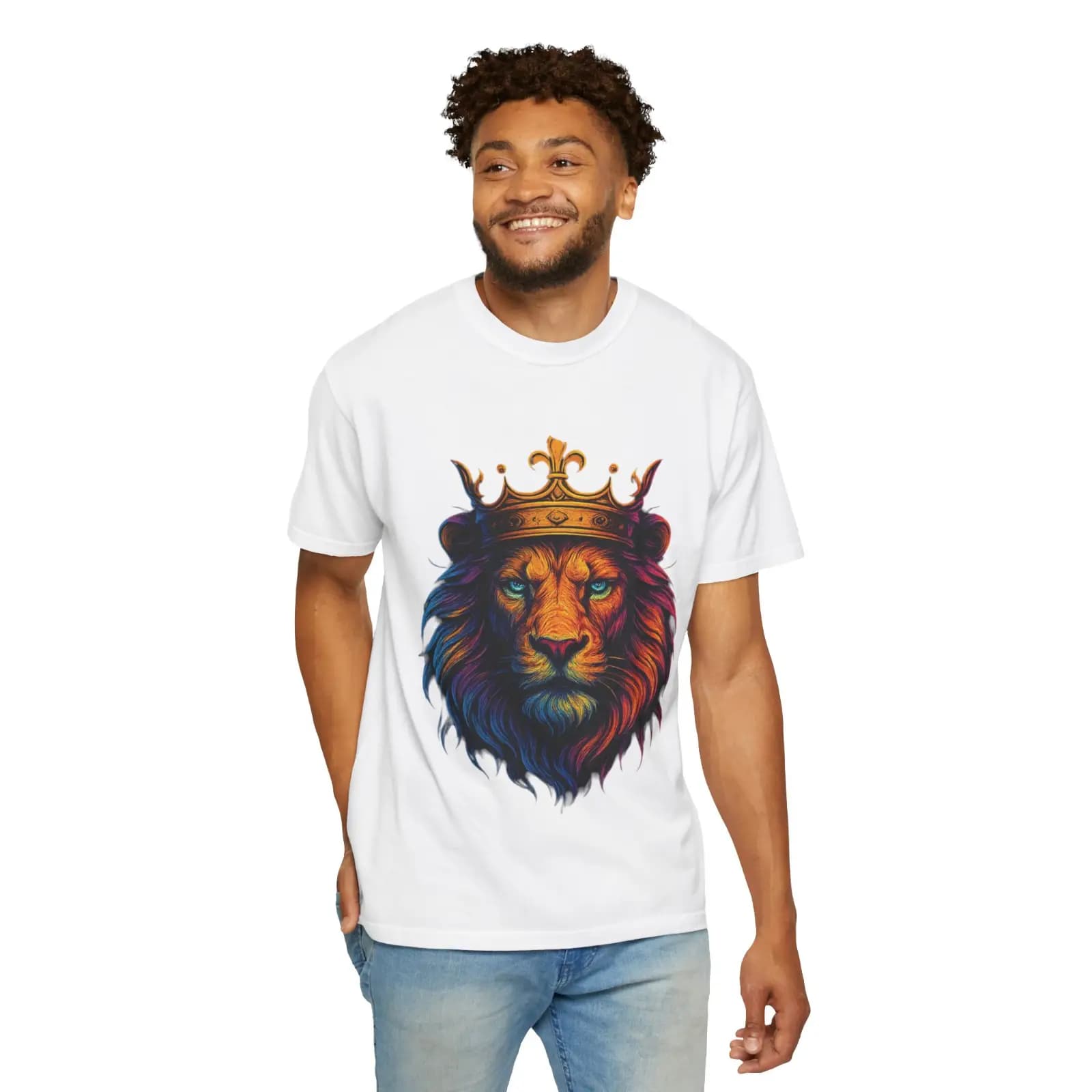 KingFlame Lion Tee by FAMSAR | Premium Graphic T-Shirt