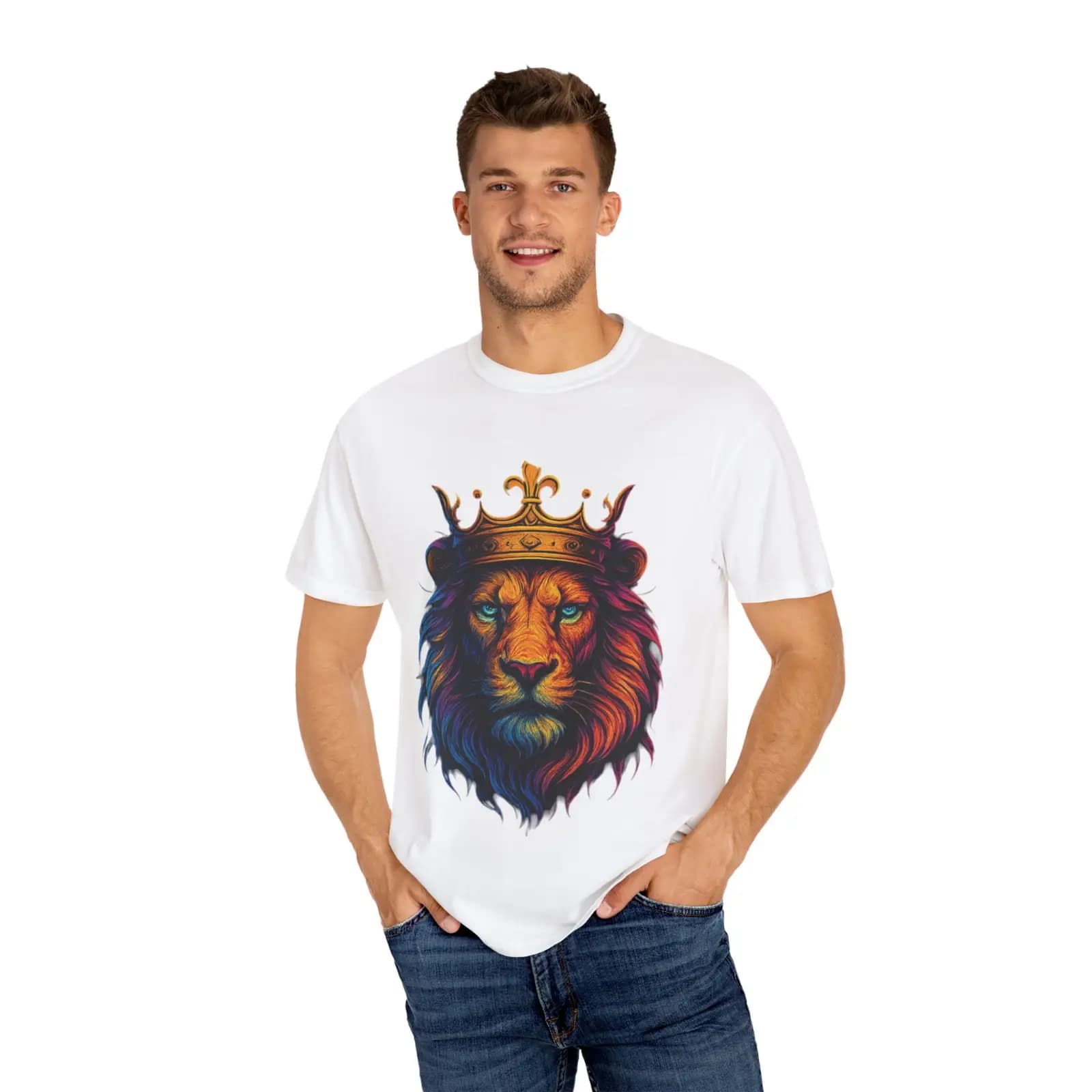 KingFlame Lion Tee by FAMSAR | Premium Graphic T-Shirt
