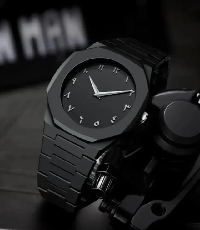 Famsar Carbon Chain Arabic Watch Black Edition (Without Box)